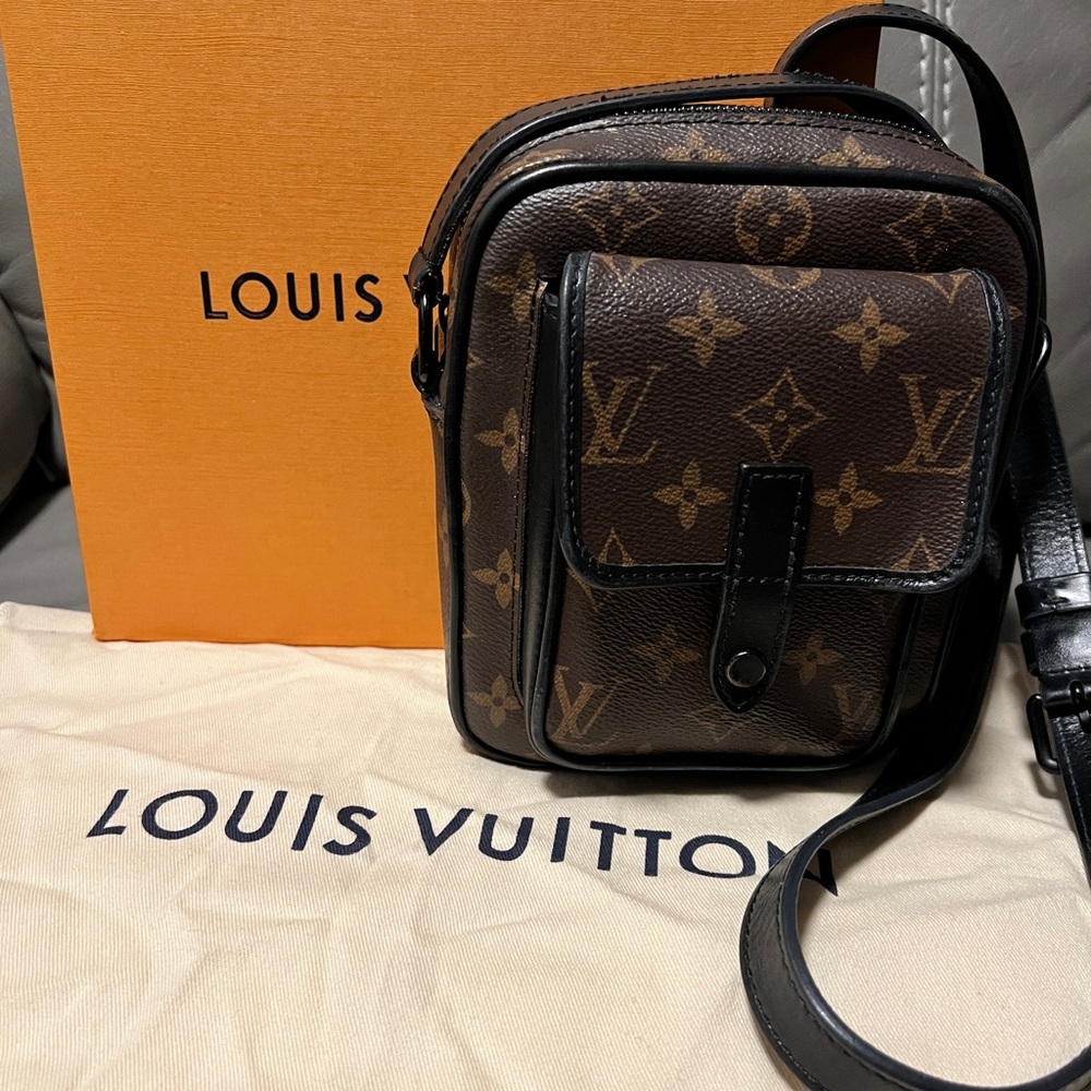 Louis Vuitton Monogram Macassar Christopher Wearable Wallet